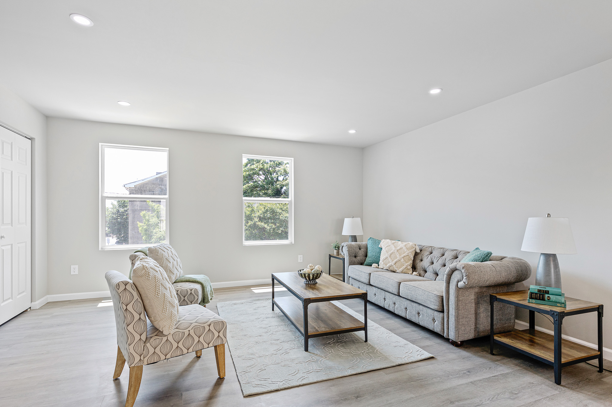 Completed home living room reference